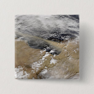 Dust blows off the coast of Libya 2 Inch Square Button