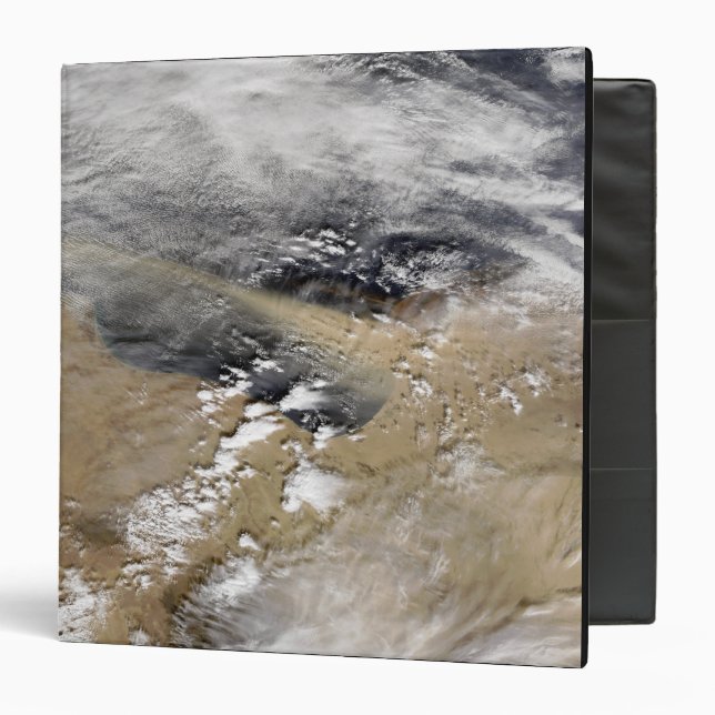 Dust blows off the coast of Libya Binder (Front/Inside)