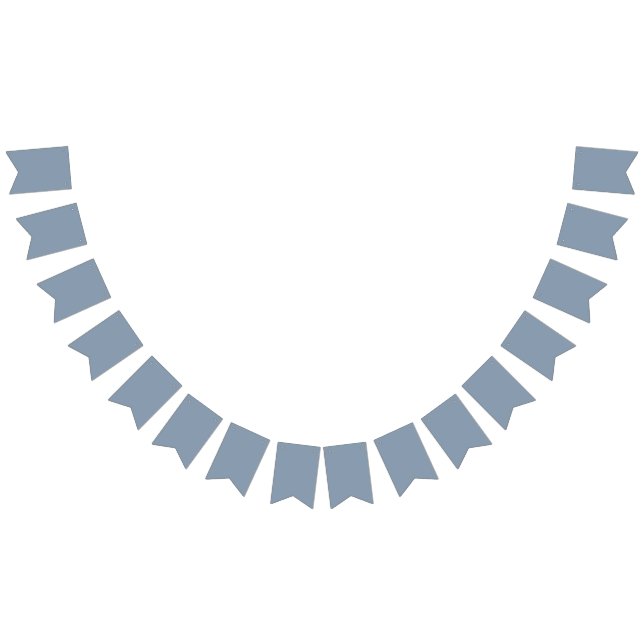 Dust Blue Bunting Flags (All)