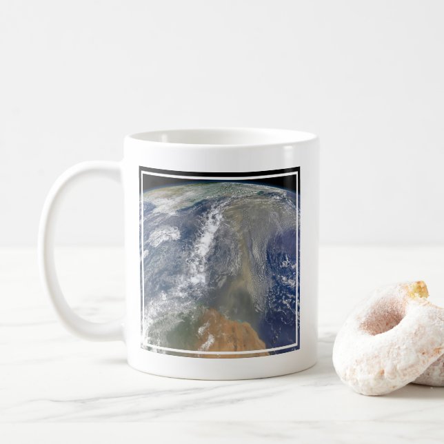Dust Heading Toward South America Coffee Mug (With Donut)