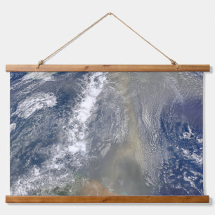 Dust Heading Toward South America Hanging Tapestry
