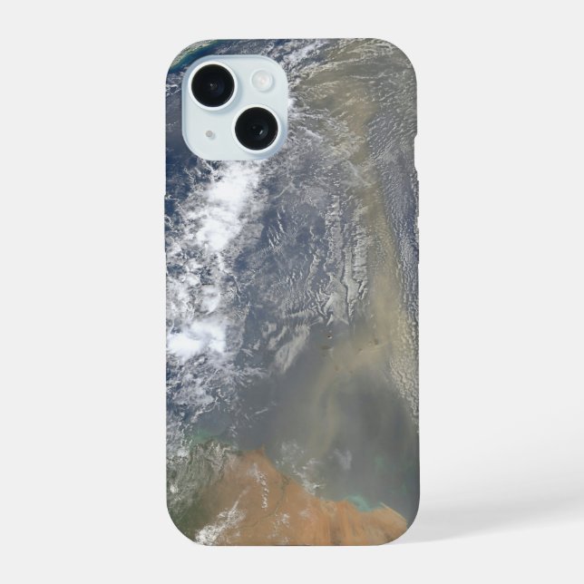 Dust Heading Toward South America iPhone 15 Case (Back)