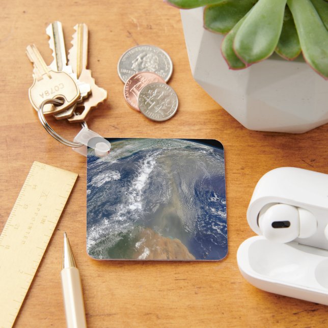 Dust Heading Toward South America Keychain (Desk)