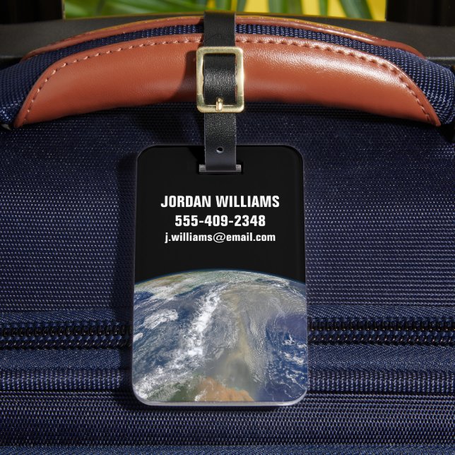 Dust Heading Toward South America Luggage Tag (Front Insitu 2)
