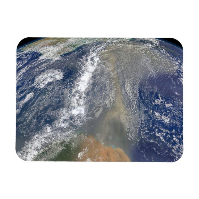 Dust Heading Toward South America Magnet (Horizontal)