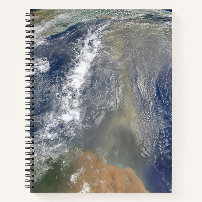 Dust Heading Toward South America Notebook (Front)