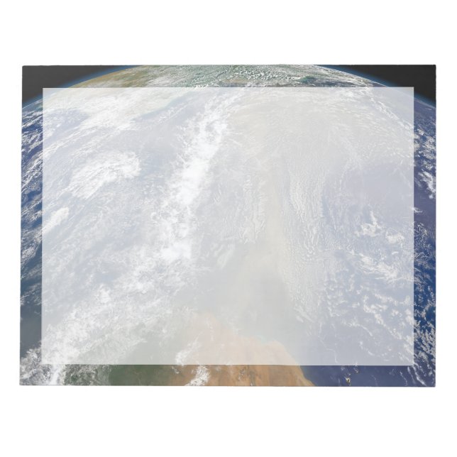 Dust Heading Toward South America Notepad (Front)