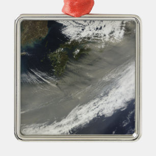 Dust over Japan Metal Ornament