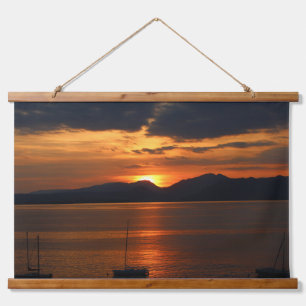 Dust over Lake Garda Hanging Tapestry