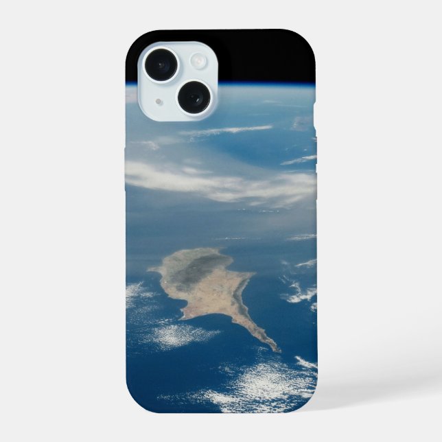 Dust Over The Mediterranean Sea And Cyprus Island iPhone 15 Case (Back)