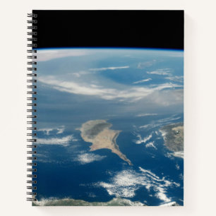 Dust Over The Mediterranean Sea And Cyprus Island Notebook