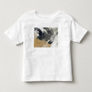 Dust plumes blowing off the north African coast Toddler T-shirt
