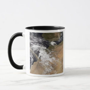 Dust plumes off the Moroccan coast Mug