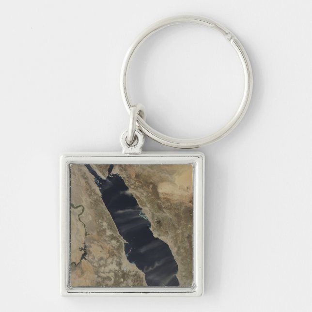 Dust plumes over the Red Sea Keychain (Front)