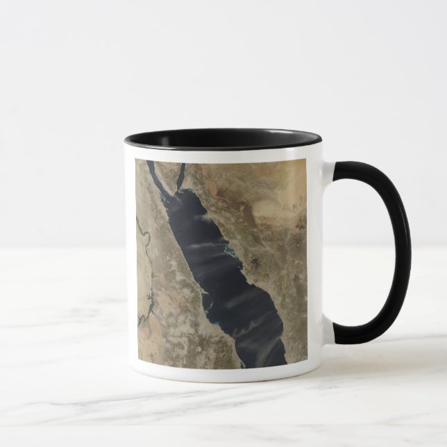 Dust plumes over the Red Sea Mug (Right)