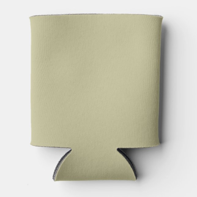 Dust Sage Solid Colour Can Cooler (Front)