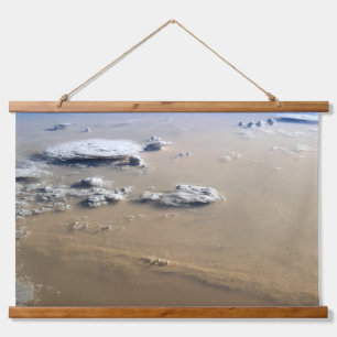 Dust Storm Across The Sand Seas Of Sahara Desert. Hanging Tapestry