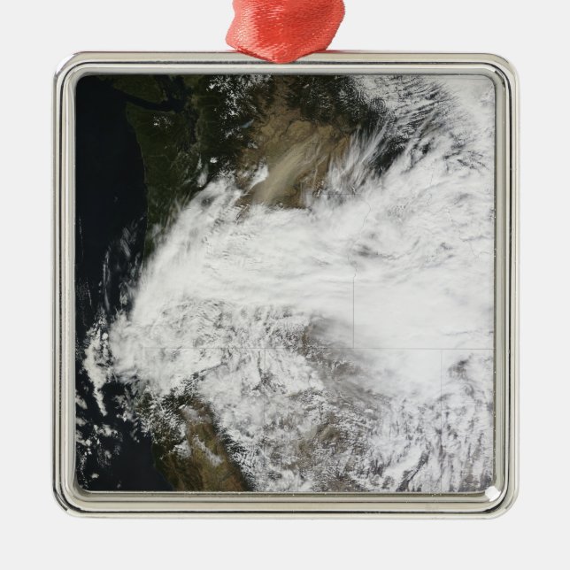 Dust storm in eastern Washington, USA Metal Ornament (Front)