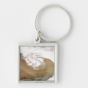 Dust storm in northern China 2 Keychain