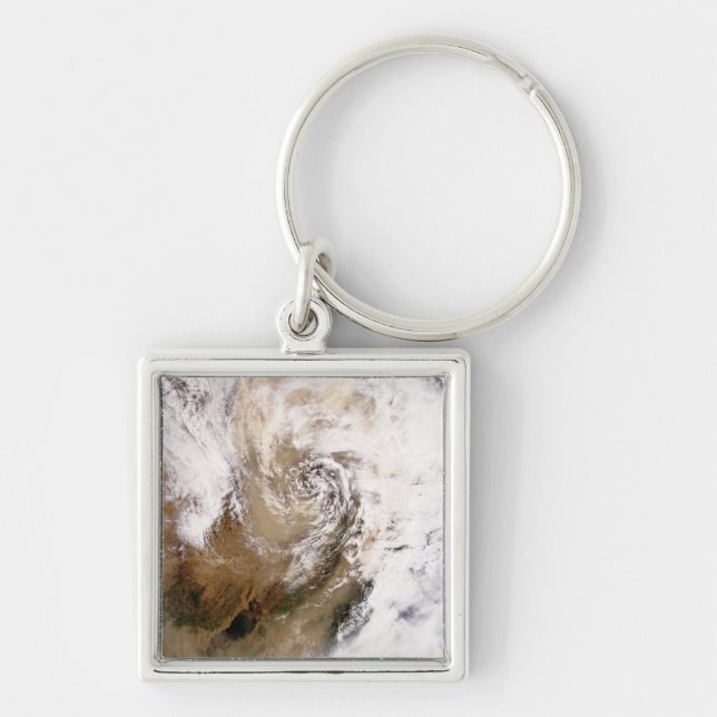 Dust storm in northern China Keychain (Front)