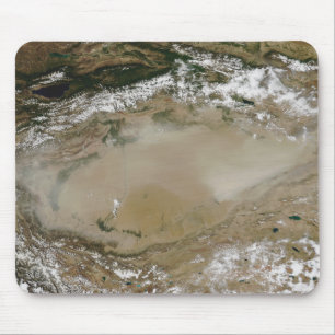 Dust storm in Taklimakan Desert, Western China Mouse Pad