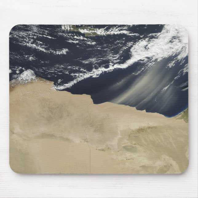 Dust storm over Egypt Mouse Pad (Front)