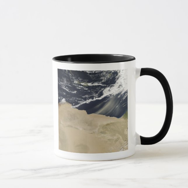 Dust storm over Egypt Mug (Right)