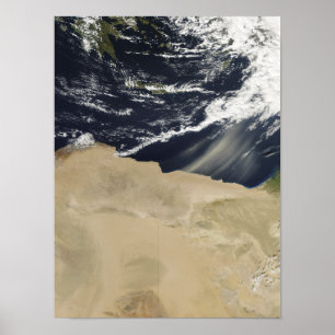 Dust storm over Egypt Poster