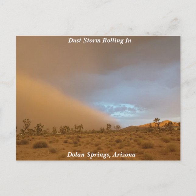 Dust Storm Postcard (Front)