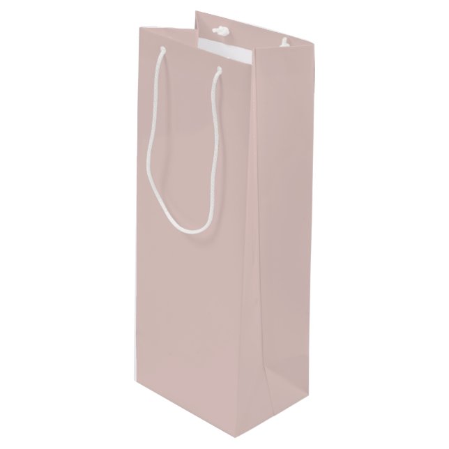 Dust Storm Solid Colour Wine Gift Bag (Front Angled)