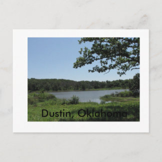 Dustin Lake1, Dustin, Oklahoma Postcard