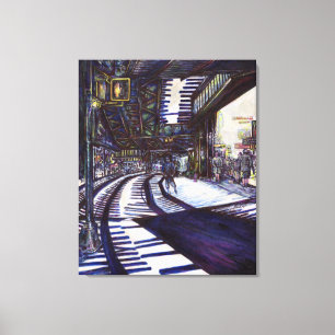 Dusting the Piano Canvas Print