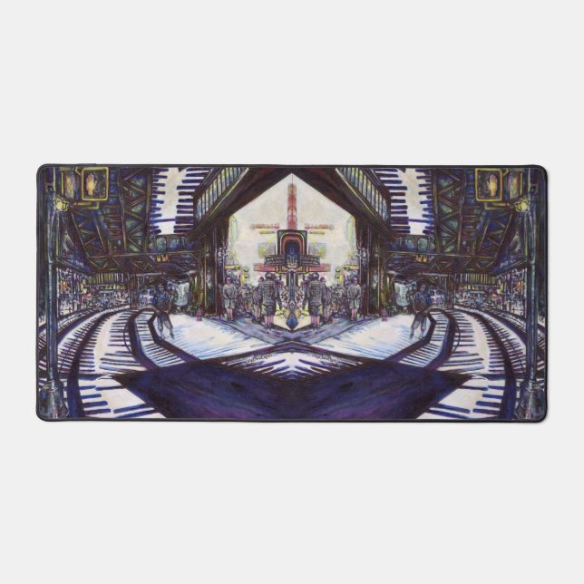 Dusting the Piano Desk Mat (Front)