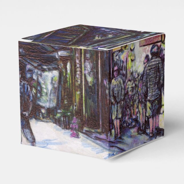 Dusting the Piano Favor Box (Front Side)