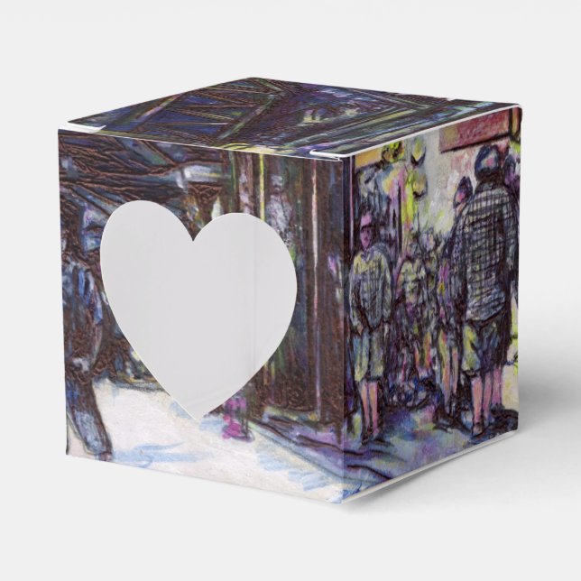 Dusting the Piano Favor Box (Front Side)