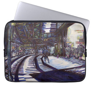 Dusting the Piano Laptop Sleeve