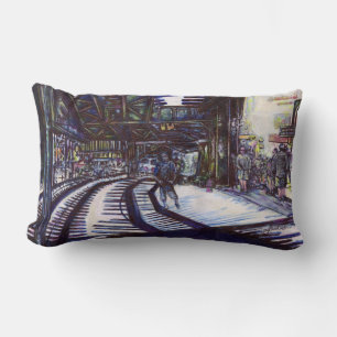 Dusting the Piano Lumbar Pillow