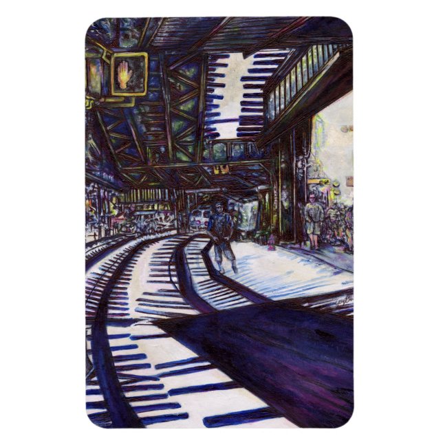 Dusting the Piano Magnet (Vertical)