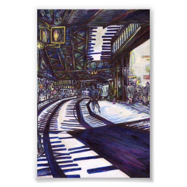 Dusting the Piano Photo Print (Front)