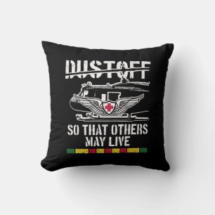 DUSTOFF Vietnam: Airborne Lifesavers. Throw Pillow