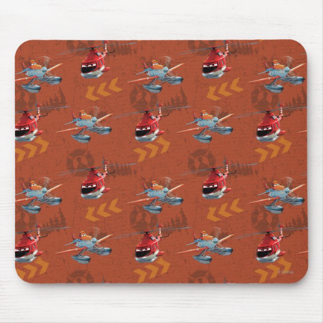 Dusty And Blade Ranger Pattern Mouse Pad (Front)