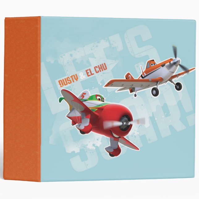 Dusty and El Chu - Let's Soar! Binder (Front/Spine)