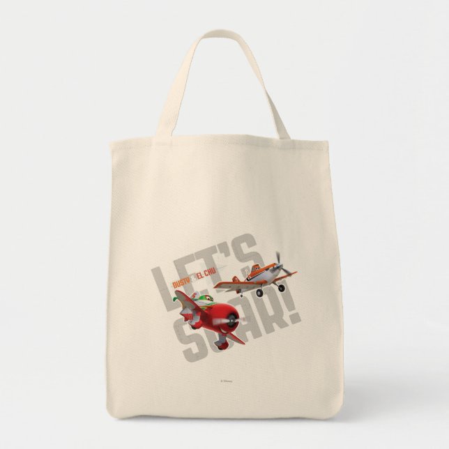Dusty and El Chu - Let&#x27;s Soar! Tote Bag (Front)