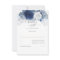 Dusty and Navy Blue Wedding RSVP