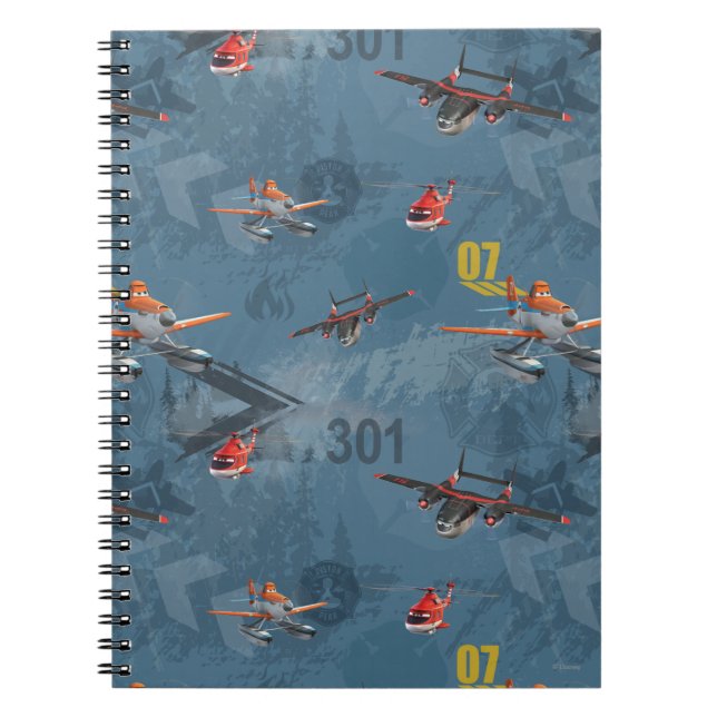 Dusty, Blade Ranger, And Cabbie Pattern Notebook (Front)