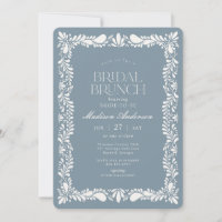 Dusty Blu Talavera Tile Fiesta Bridal Brunch