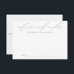 Dusty Blue Advice for Newlyweds Keepsake Card<br><div class="desc">These beautifully designed cards offer a unique way for wedding guests to share their heartfelt advice and wishes with the bride and groom. Ideal for adding a personal touch to your special day, these cards ensure cherished keepsakes for the happy couple. Perfect for wedding receptions, bridal showers, and engagement parties....</div>