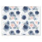 Dusty Blue and Blush Pink Flowers Elegant