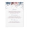 Dusty Blue and Mauve Wedding Information Guest
