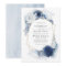 Dusty Blue and Navy Floral Elegant Wedding